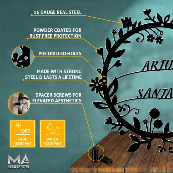 Enchanted Forest Personalized Metal Sign