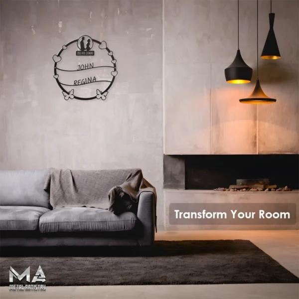 Timeless Love Story Personalized Metal Sign