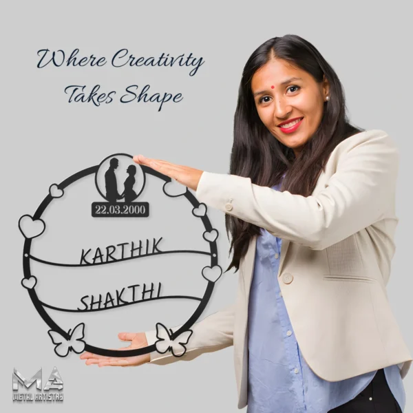 Timeless Love Story Personalized Metal Sign