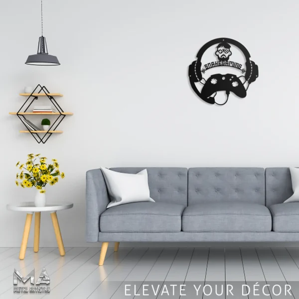 Gamer's Haven Personalized Metal Sign