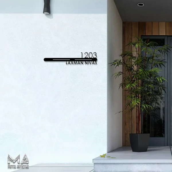 Classic Address Plaque Personalized Metal Sign