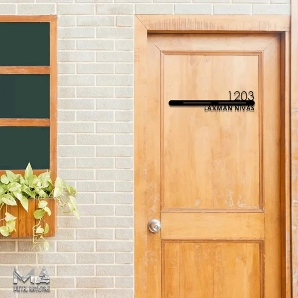 Classic Address Plaque Personalized Metal Sign