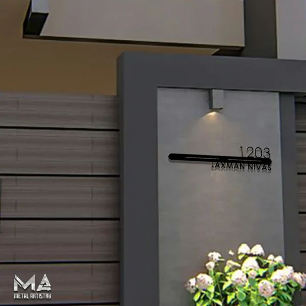 Classic Address Plaque Personalized Metal Sign