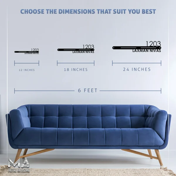 Classic Address Plaque Personalized Metal Sign