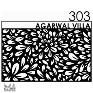 Rustic Home Address Personalized Metal Sign