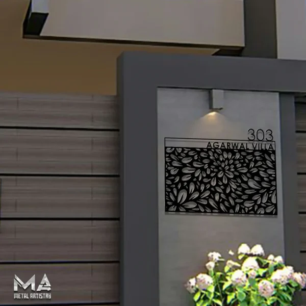 Rustic Home Address Personalized Metal Sign