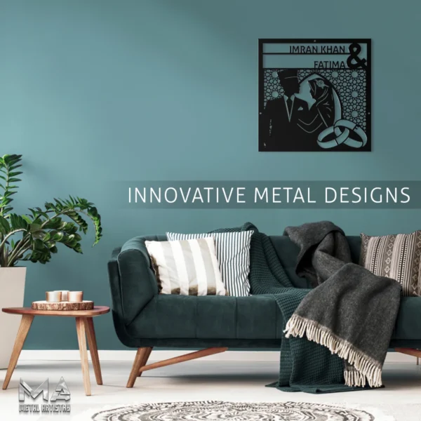 Blessed Bond Muslim Wedding Sign