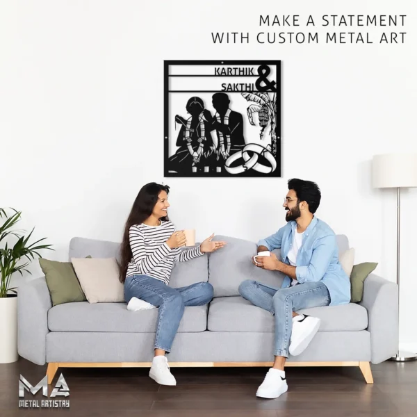 Sacred Vows Hindu Wedding Sign