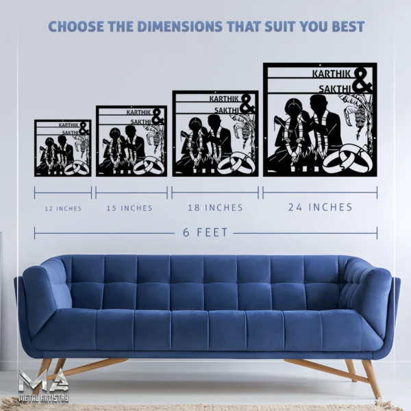 Sacred Vows Hindu Wedding Sign