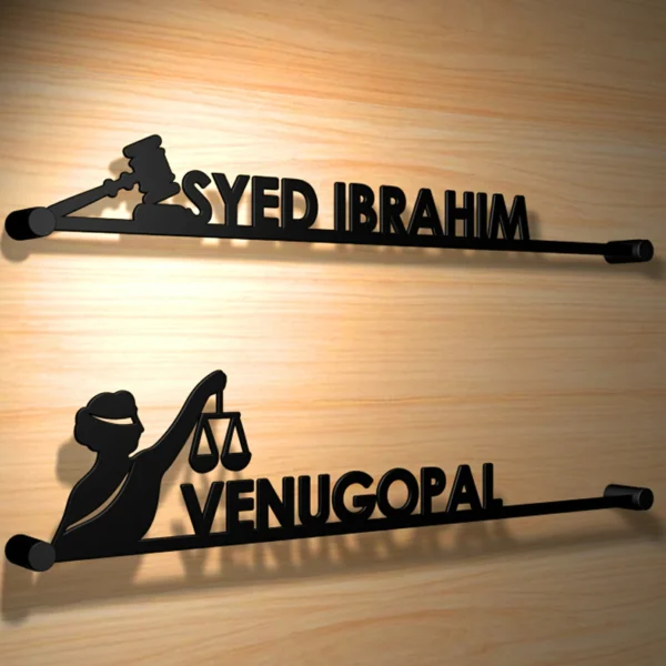 Signature Profession Personalized Metal Sign